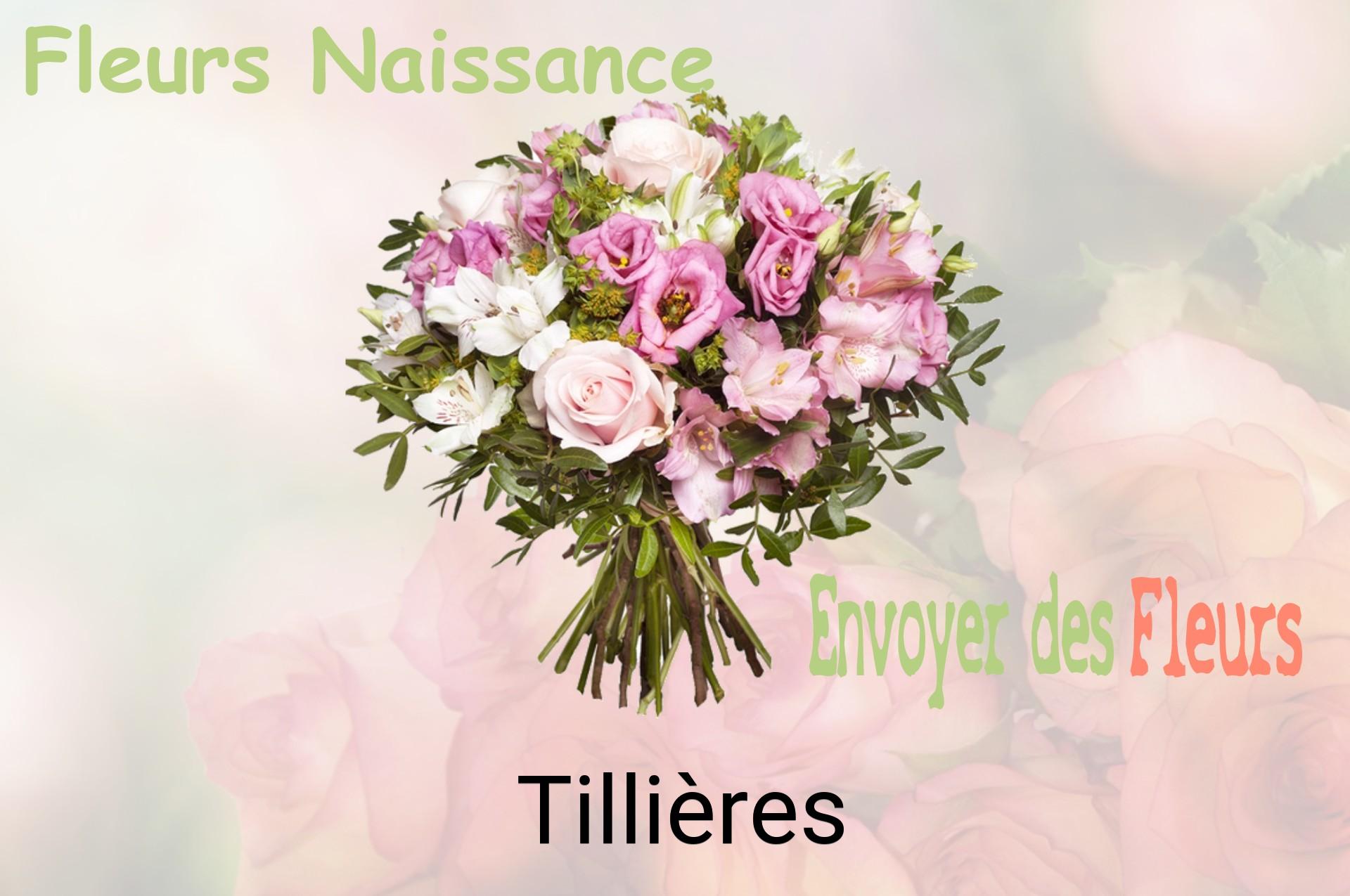 Bouquet de fleurs de naissance livré à Tillières
